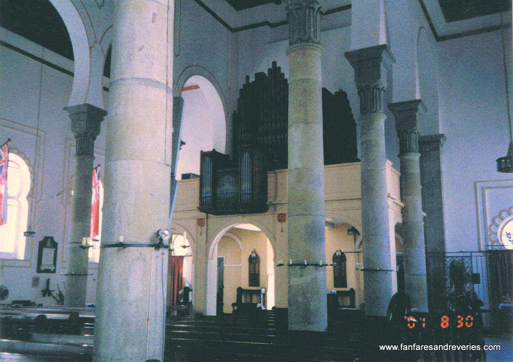 Interior of Cathedral at Gibraltar